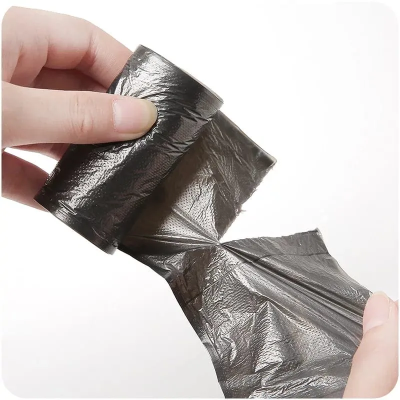 100Pcs/5 Rolls Domestic Garbage Bags, Waste Trash Bags For Kitchen, Strong Bearing Durable Trash Bags, Clean-up Plastic Trash Bags, Bathroom Trash Can Liners For Bedroom