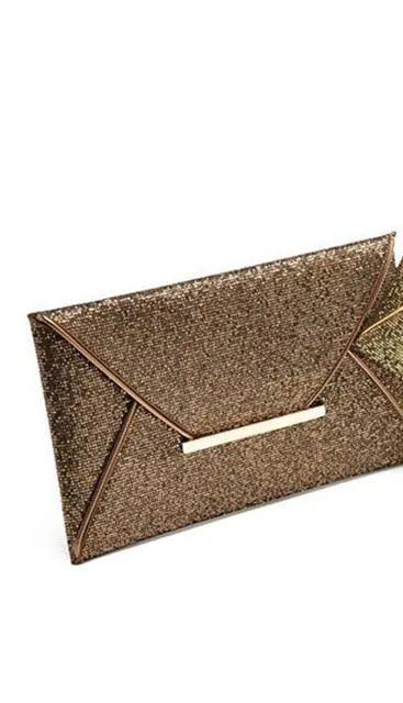 2018 Women Fashion Handmade Package New Hot Sequins Clutch Purse Envelope Bag Personality Leather Top Quality