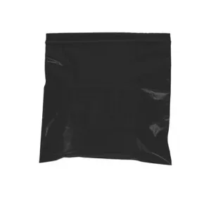 8" x 10" - 2 mil Black Reclosable Poly Bags