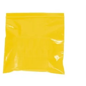 9" x 12" - 2 mil Yellow Reclosable Poly Bags