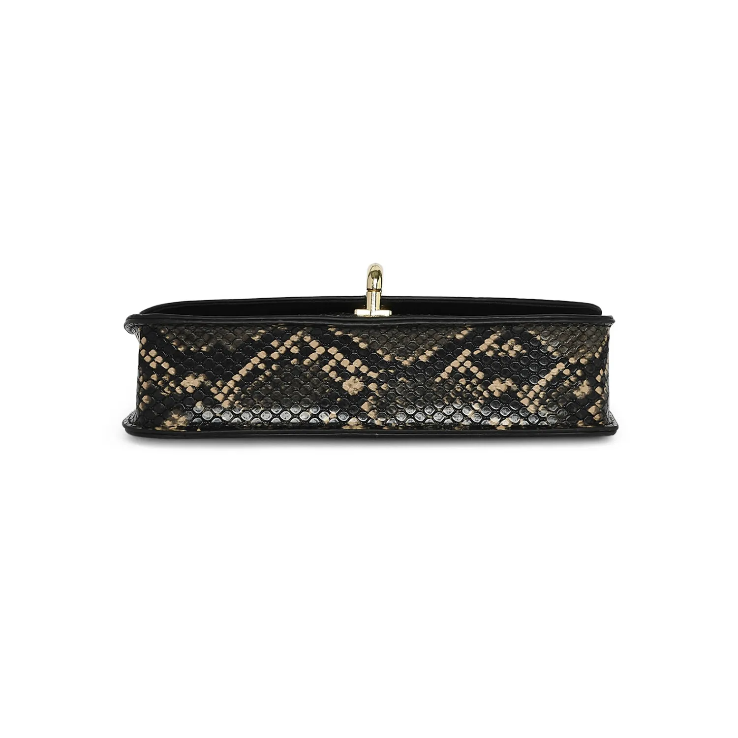 Accessorize London Women's Edie Snake Woven chain sling Bag