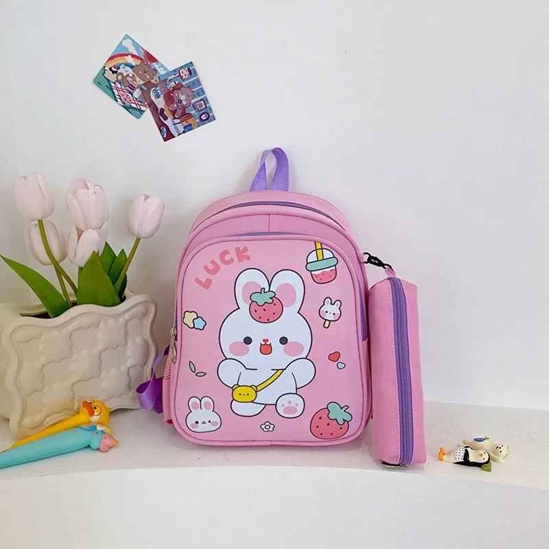 Anti-theft Cartoon Casual School Daily Kids Backpack