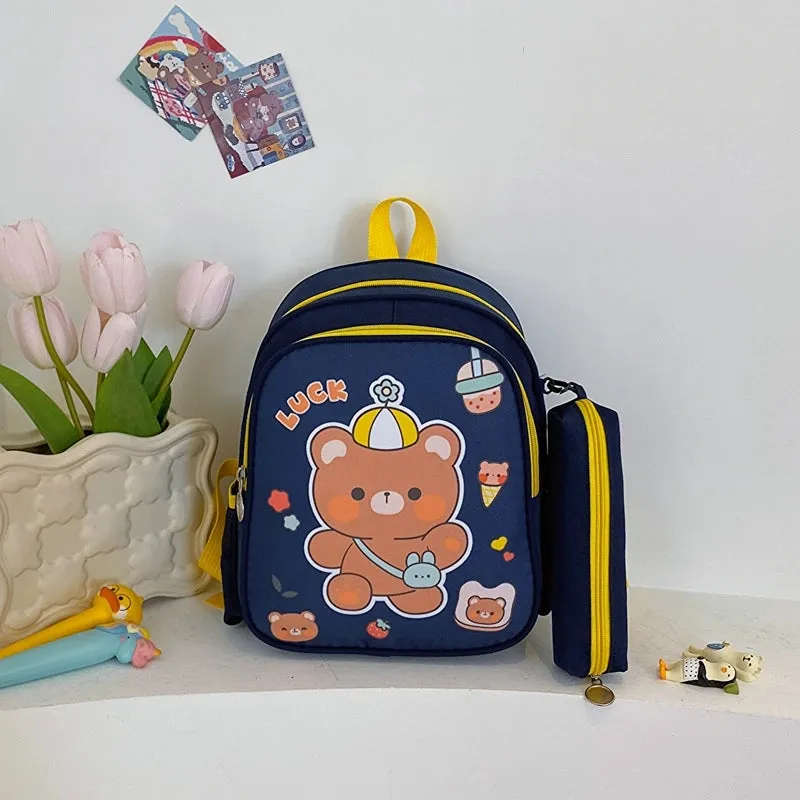 Anti-theft Cartoon Casual School Daily Kids Backpack