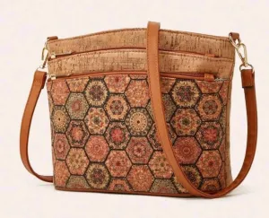 Bag - Shoulder - brown leather multi