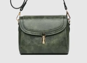 Bag - Shoulder - green leather