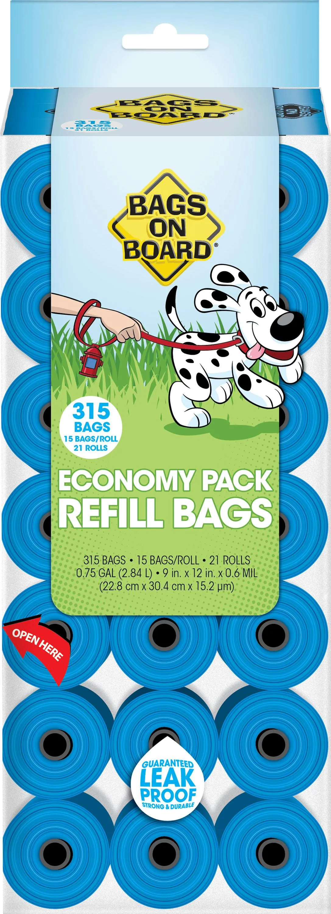 Bags On Board Pantry Pack Refill For Dog Waste