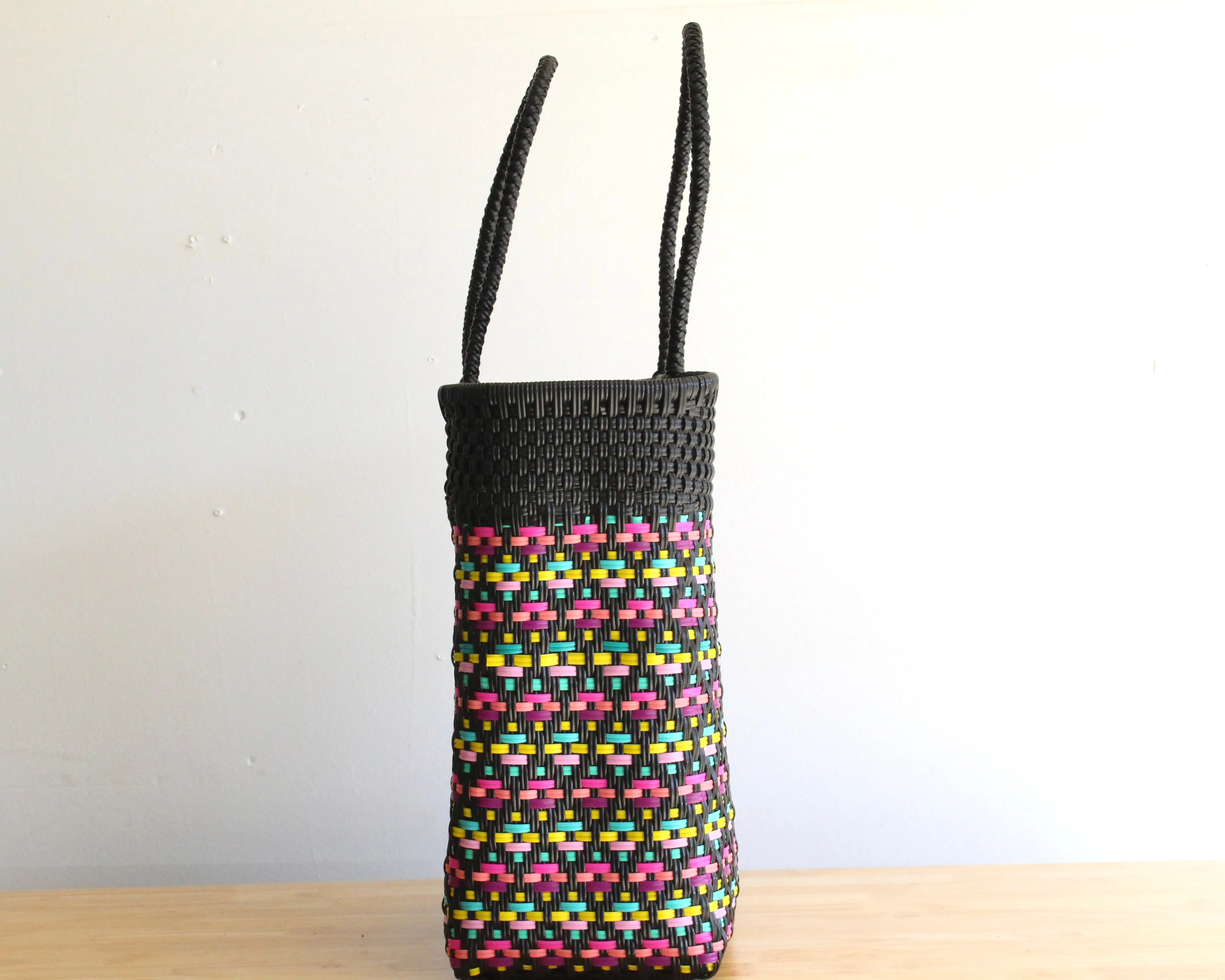 Black with Colors Tote Bag by MexiMexi