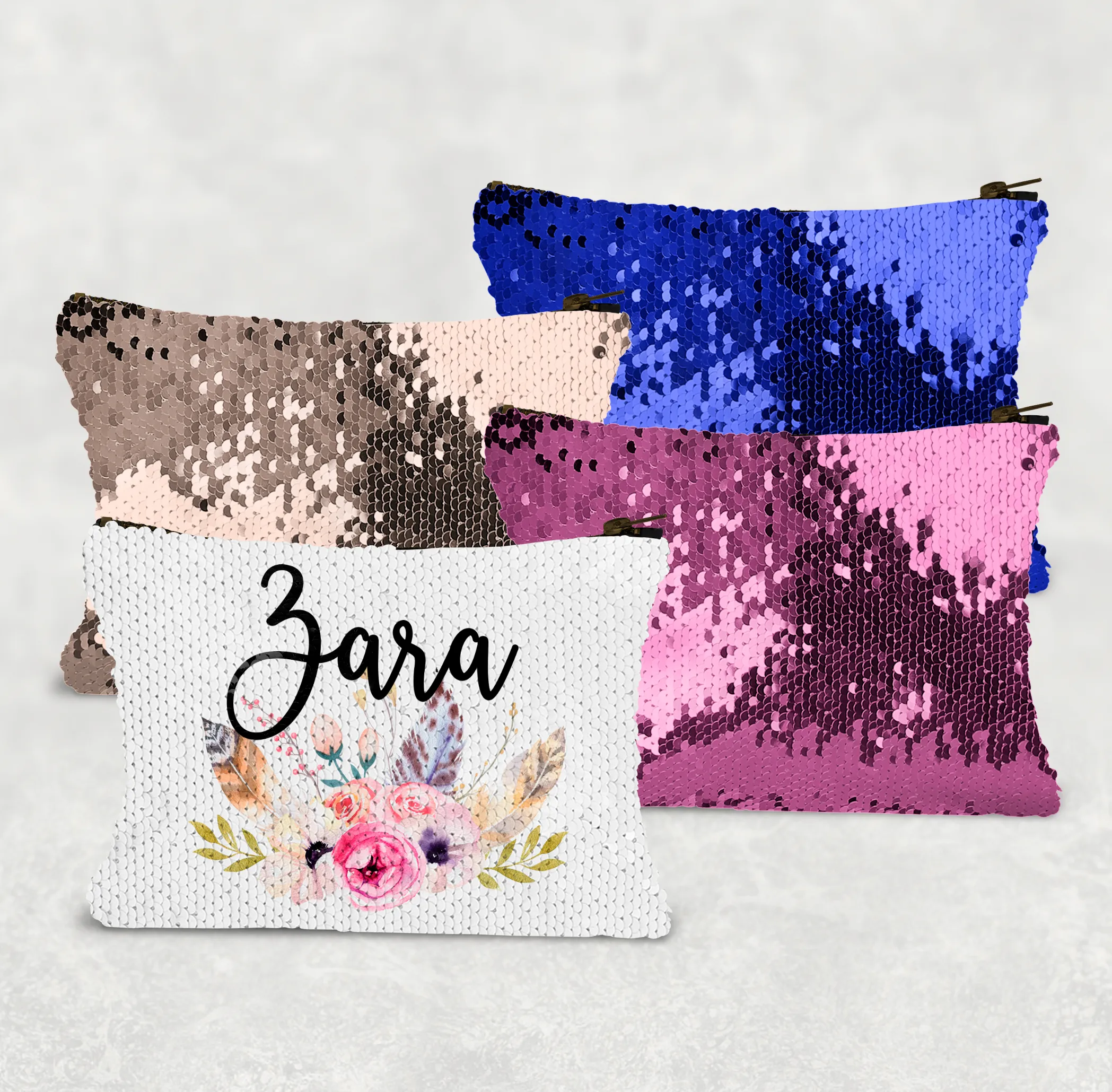 Boho Sequin Personalised Bag