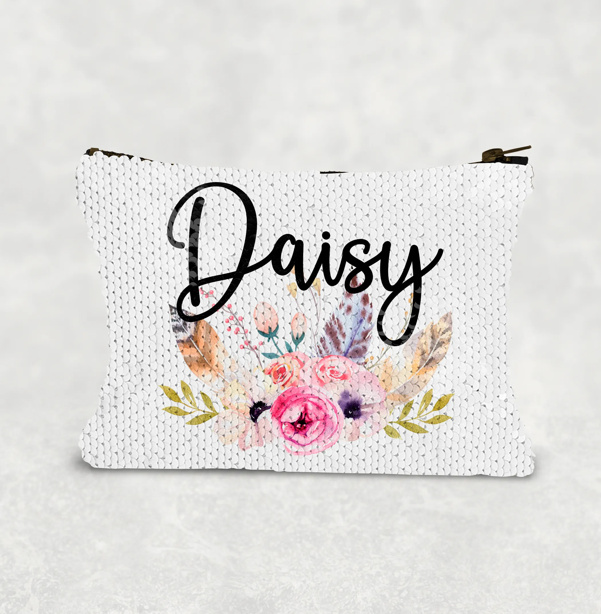 Boho Sequin Personalised Bag