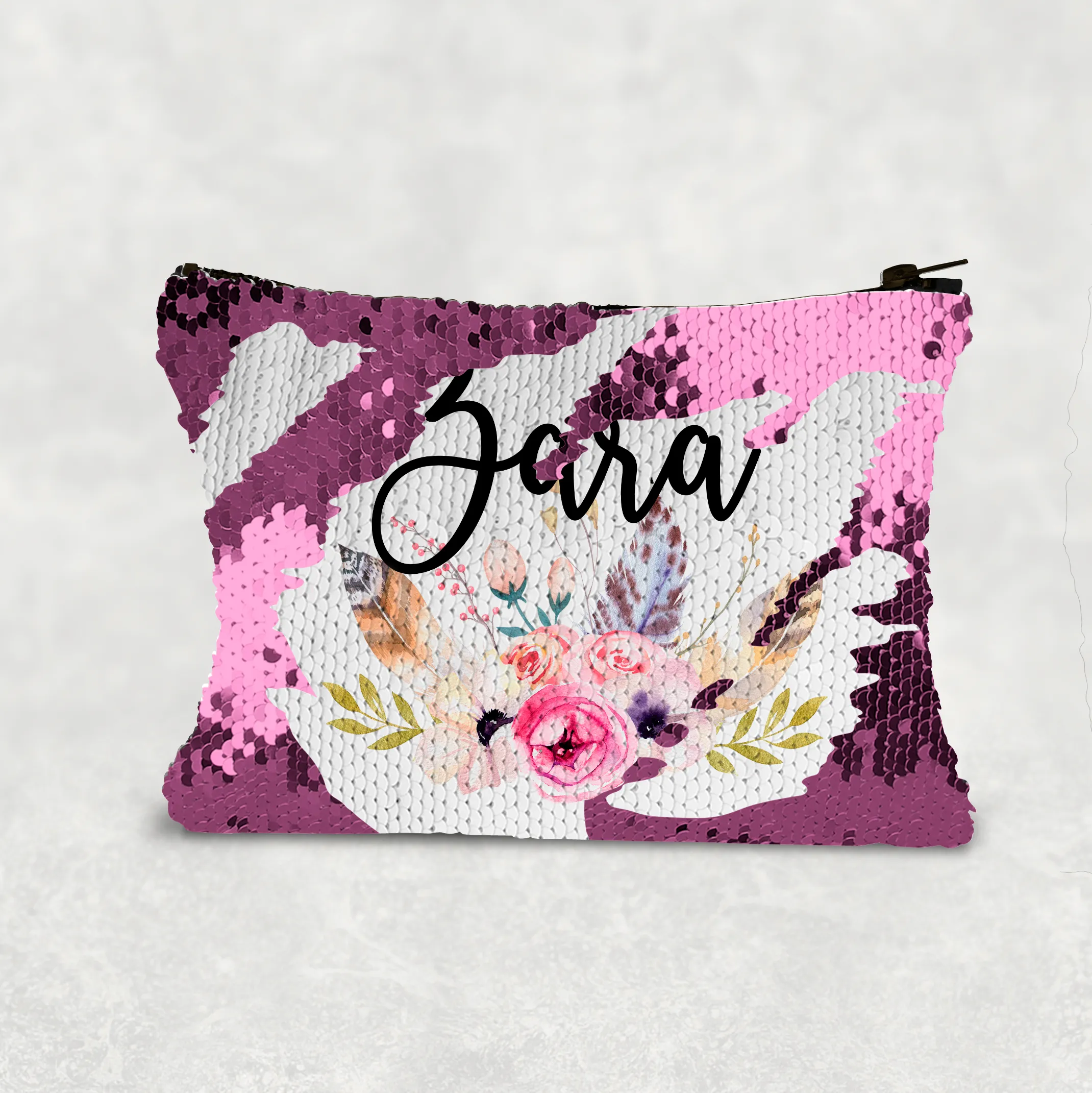 Boho Sequin Personalised Bag