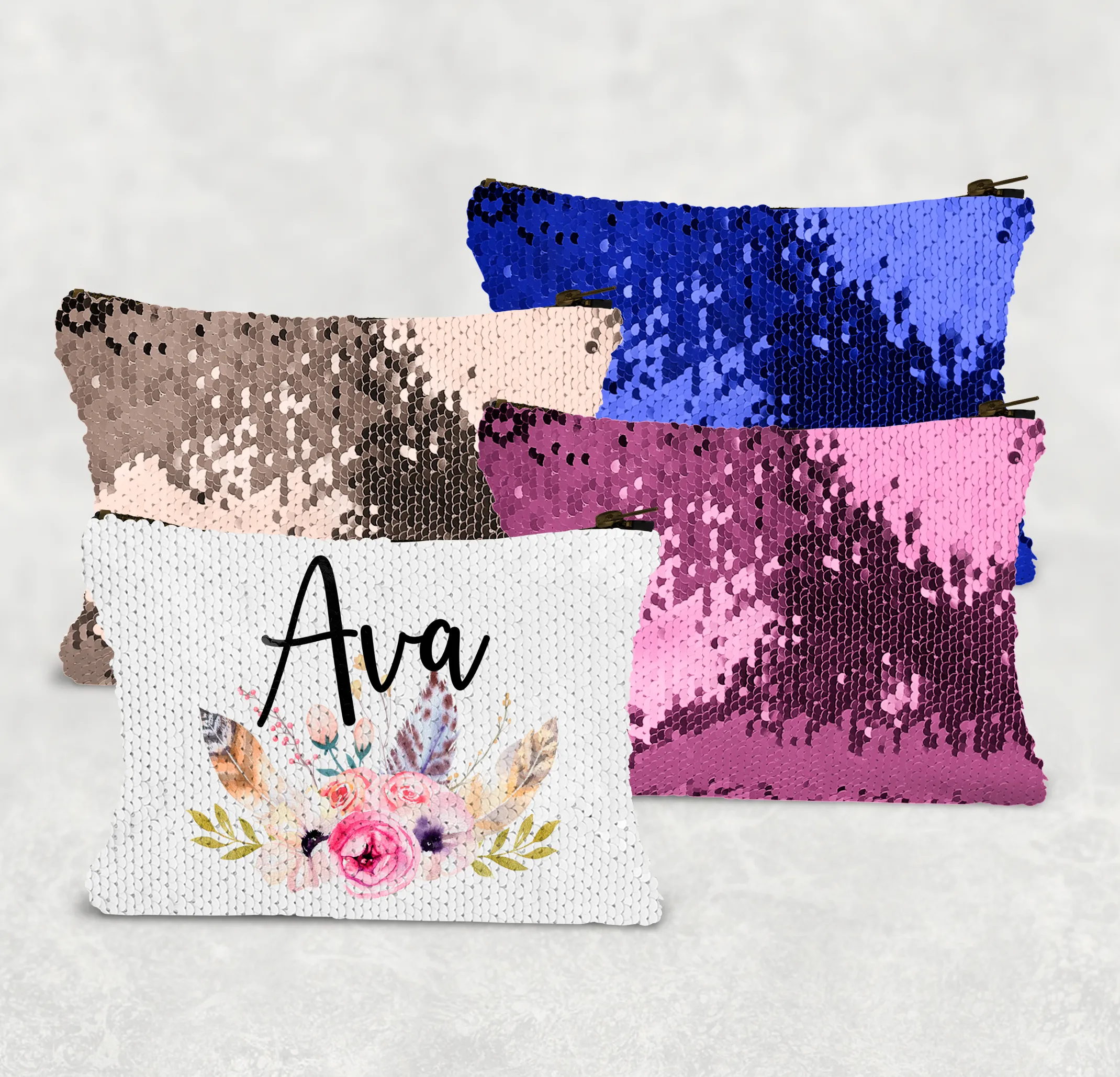 Boho Sequin Personalised Bag