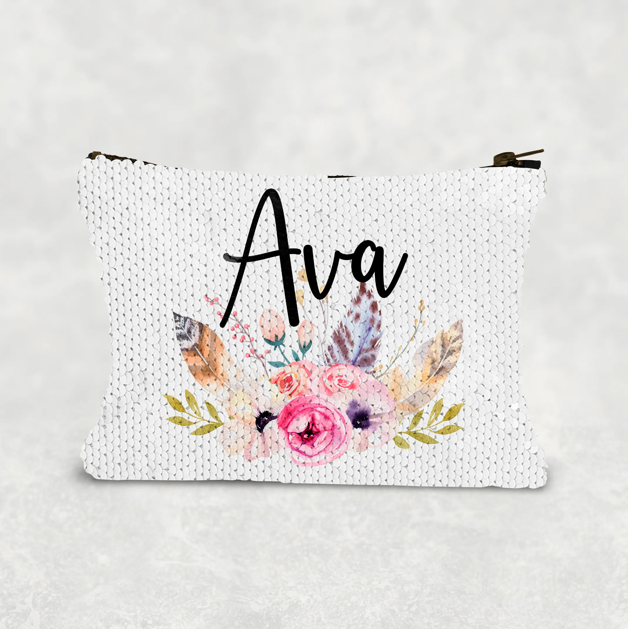 Boho Sequin Personalised Bag