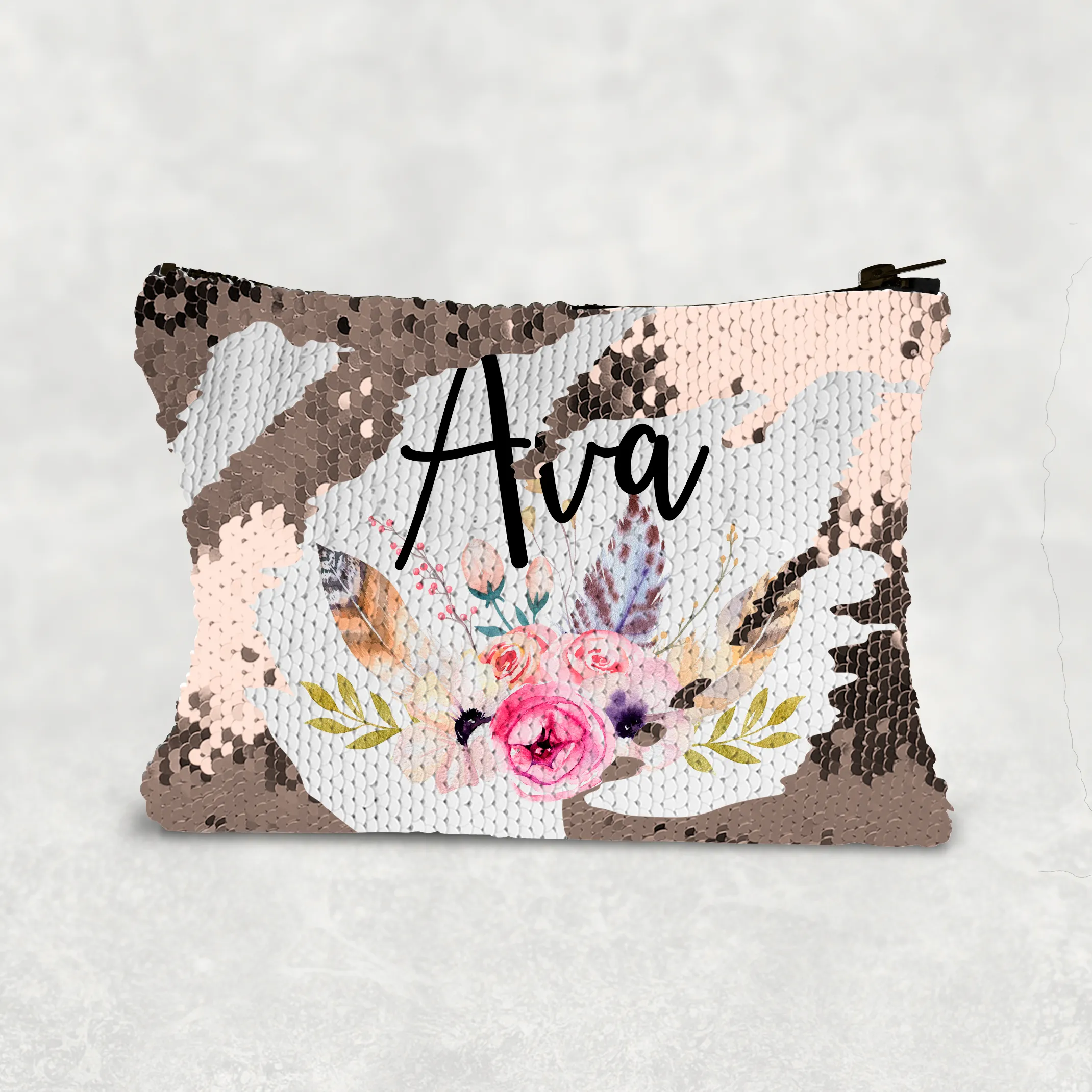 Boho Sequin Personalised Bag