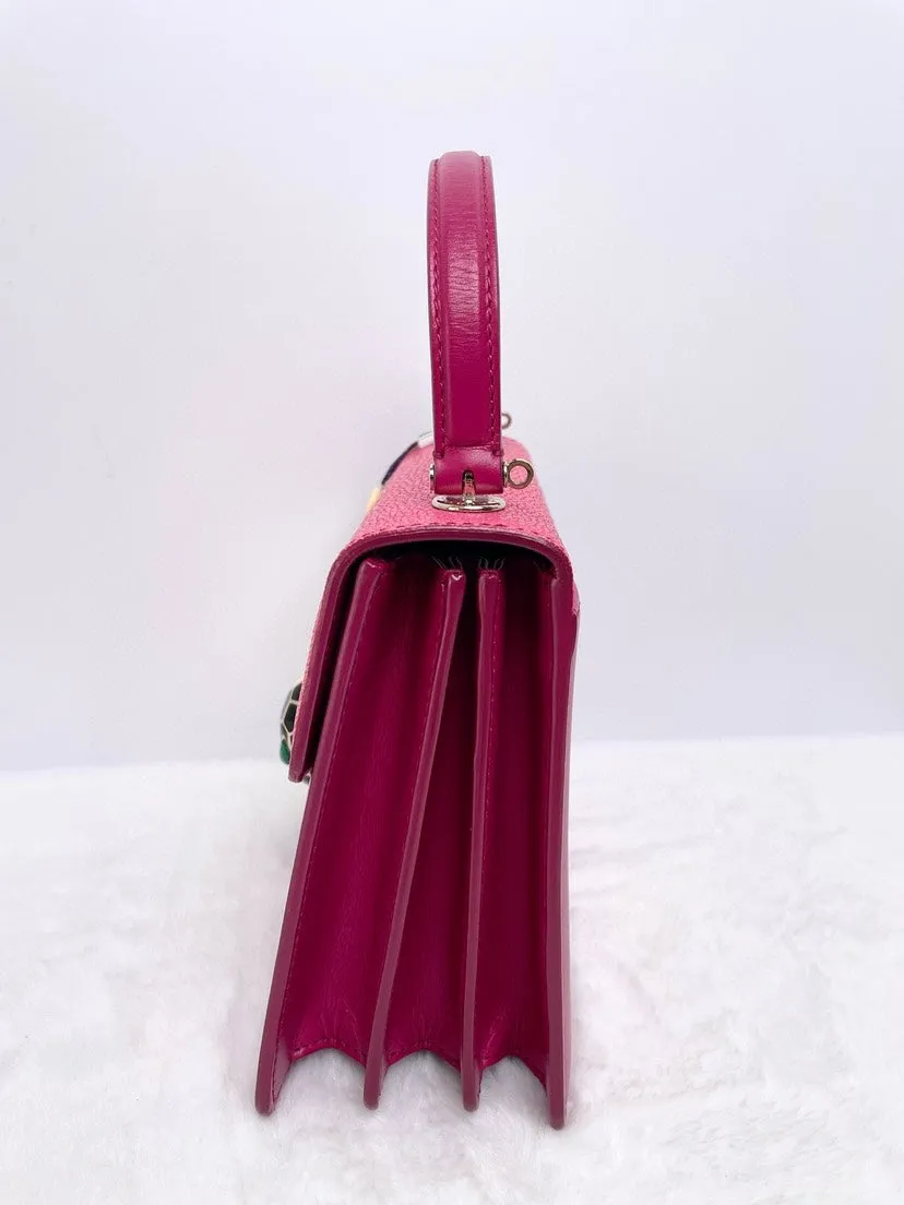 Bvlgari Serpentine Forever Pink Handbag Small