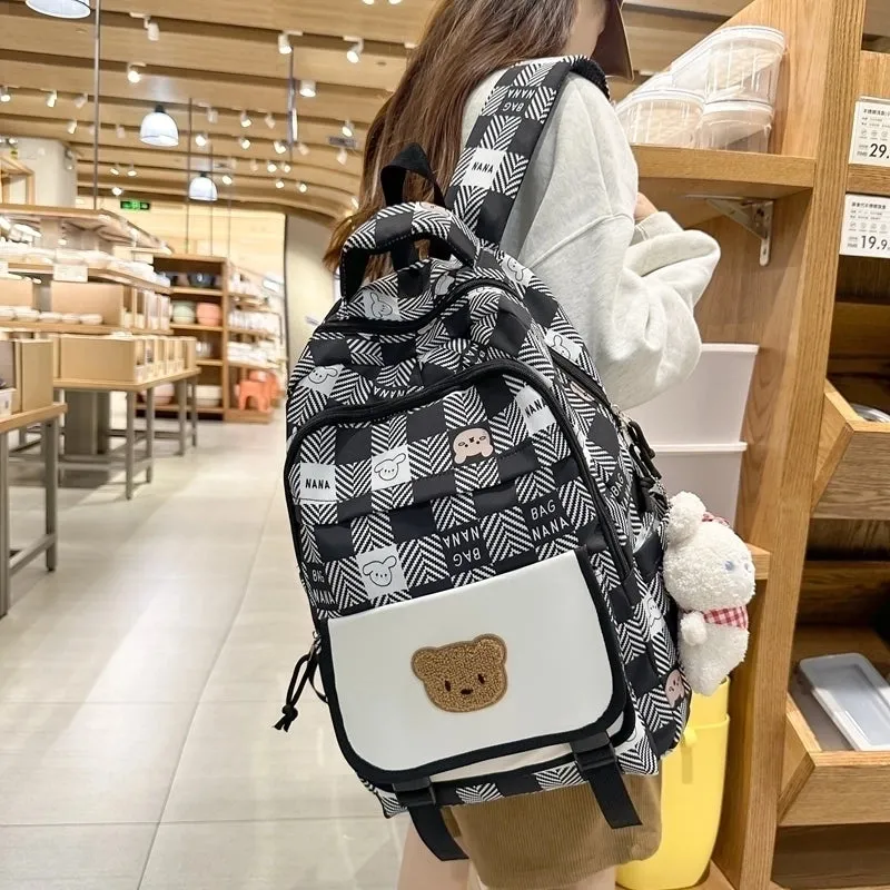 Cartoon Casual Holiday School School Backpack