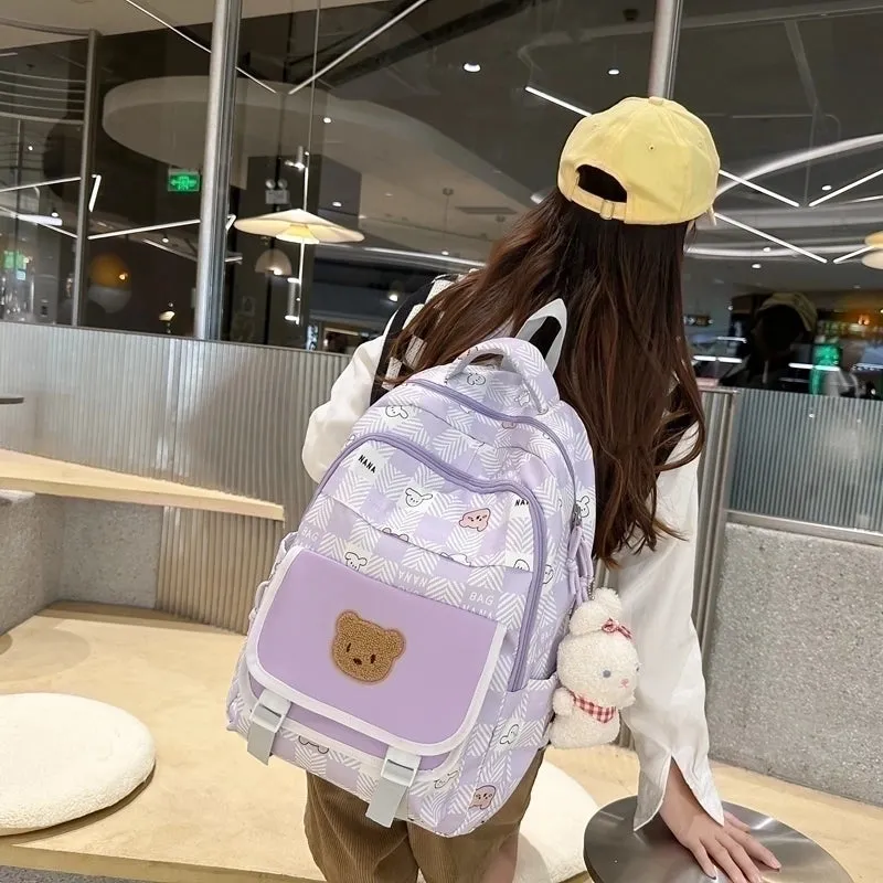 Cartoon Casual Holiday School School Backpack