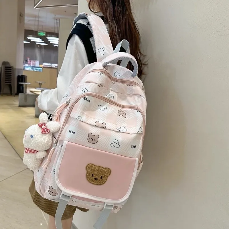 Cartoon Casual Holiday School School Backpack