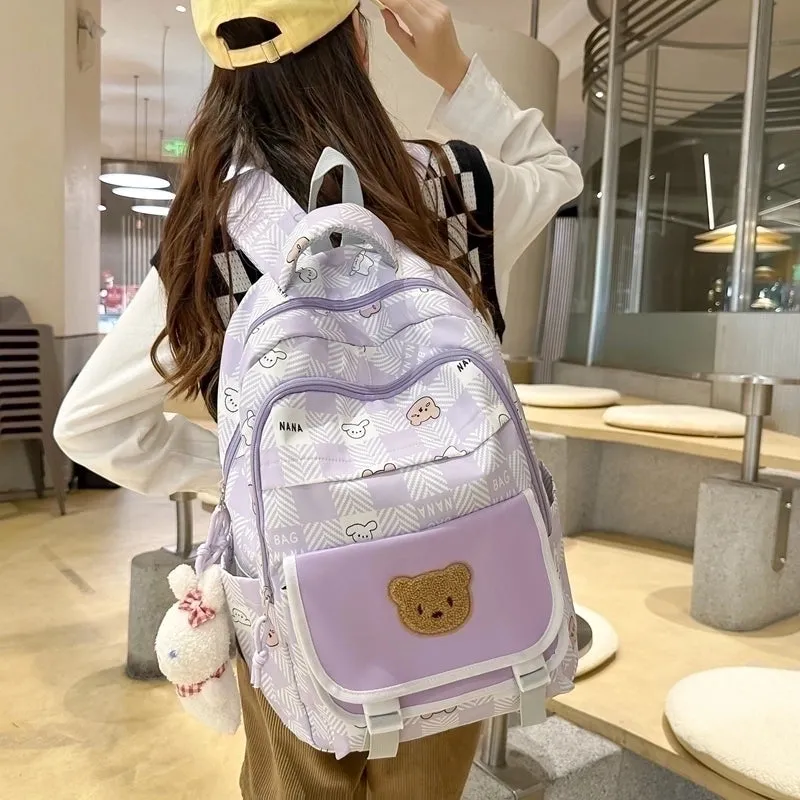 Cartoon Casual Holiday School School Backpack