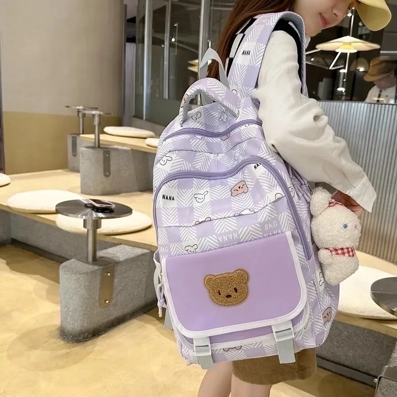 Cartoon Casual Holiday School School Backpack