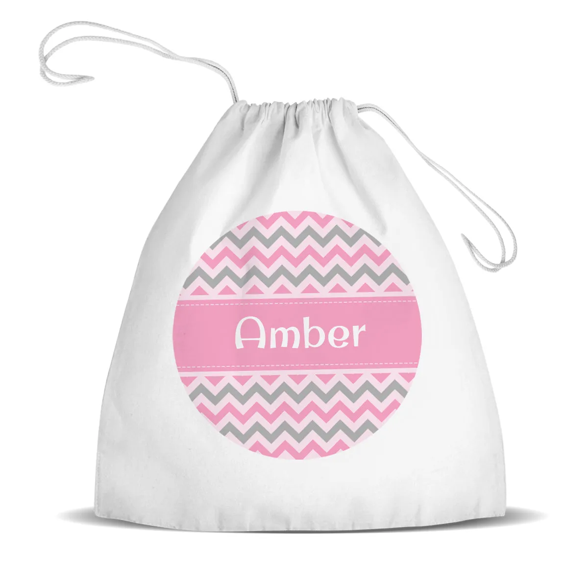 Chevron Premium Drawstring Bag