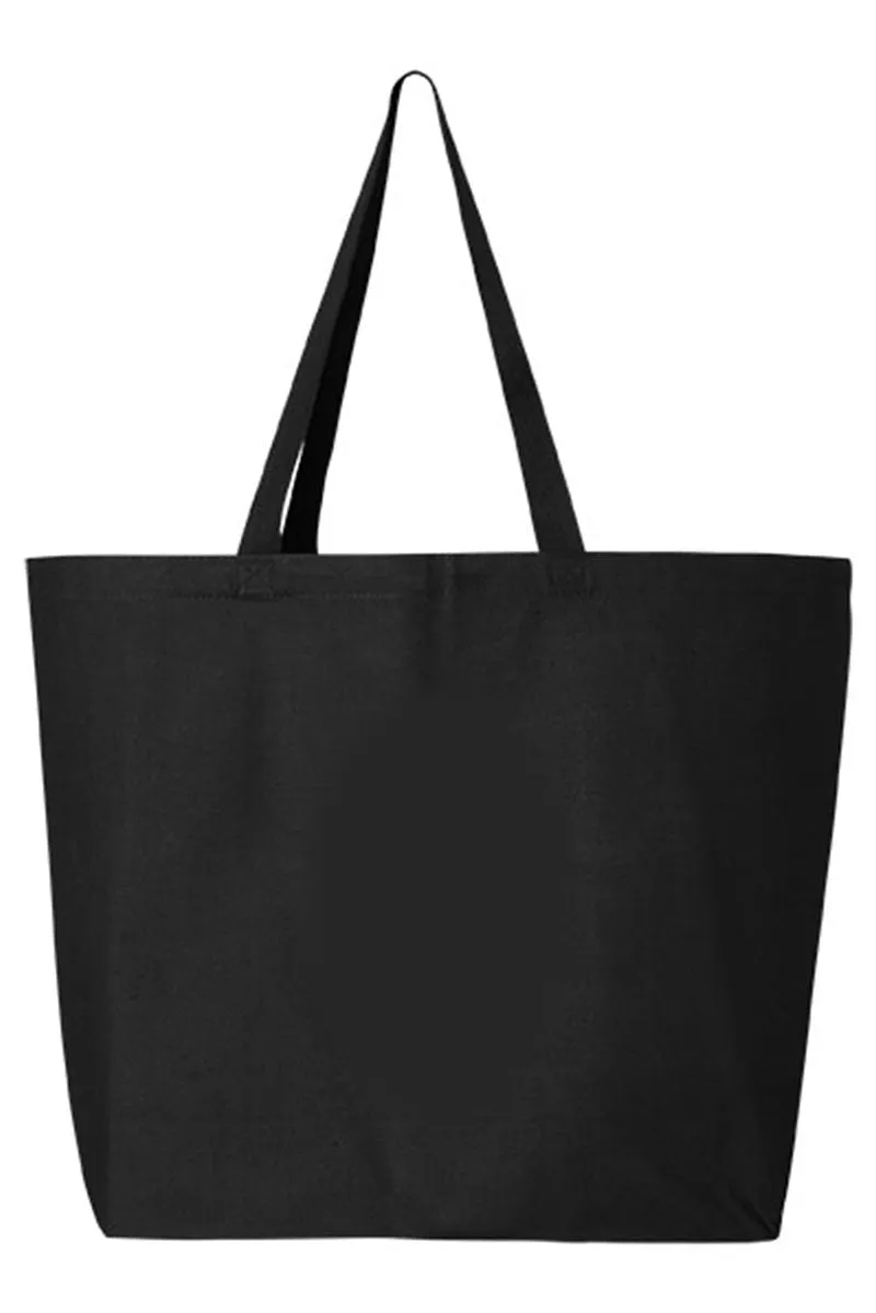 Chinoiserie Coquette Bow Canvas Jumbo Tote