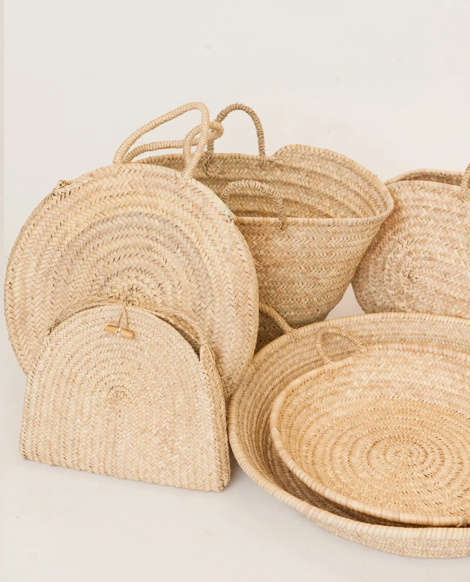 Circle Basket Bag