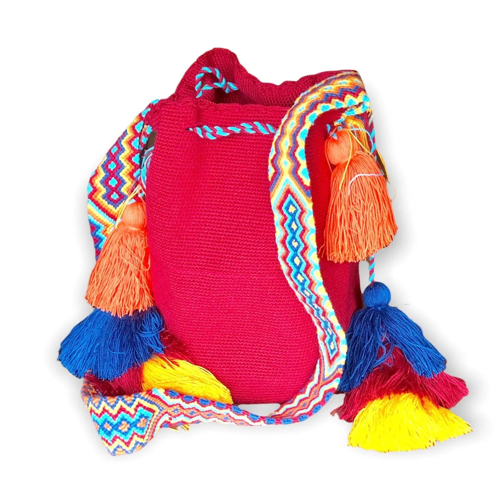 Colorful Crochet Tassel Bags - Desert Sunset