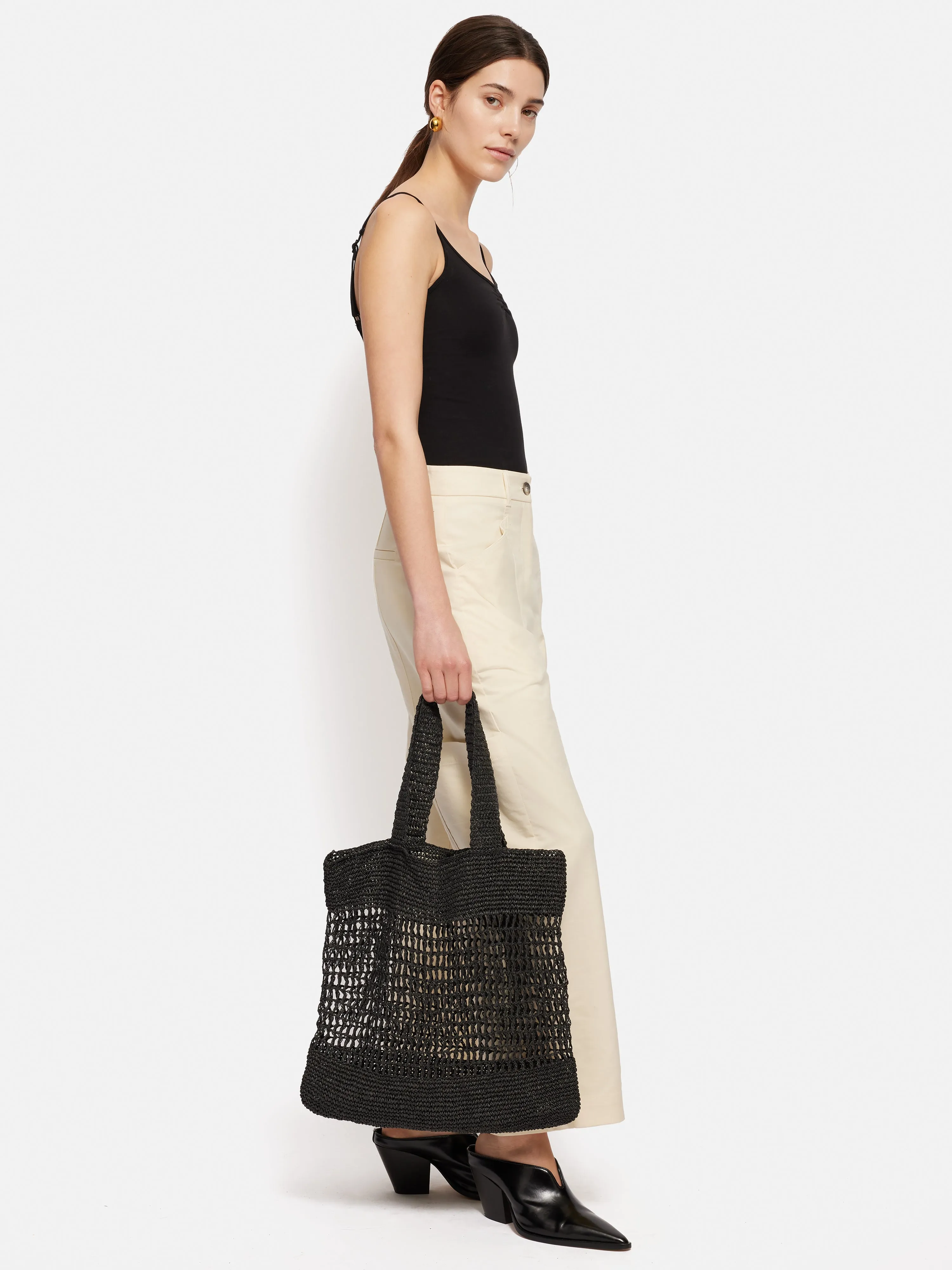 Crochet Tote | Black