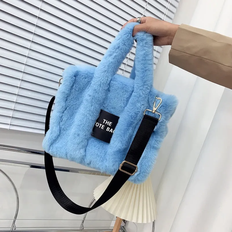 Faux Fur Shoulder Crossbody Bags