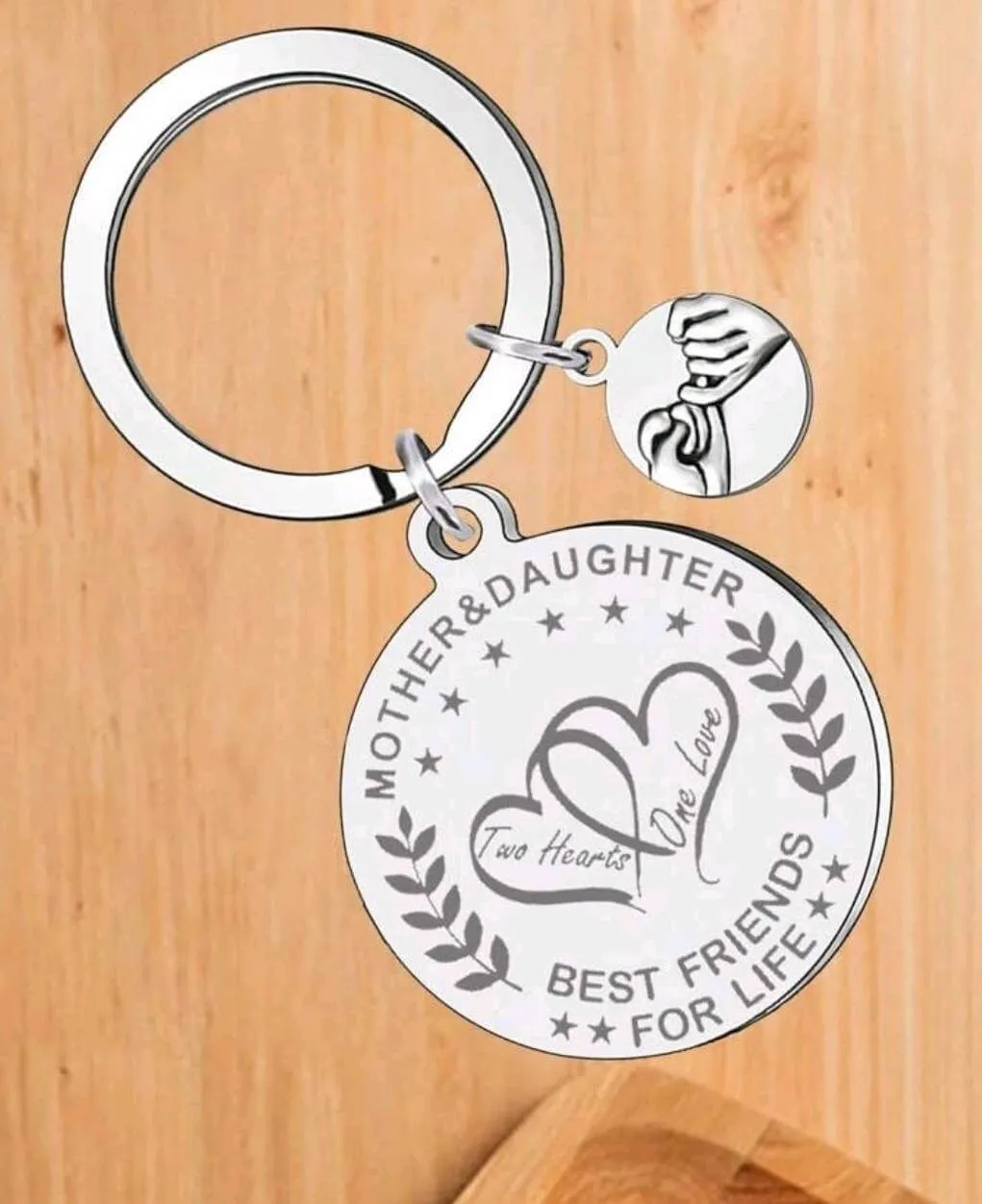 Gift - Keyring - mother daughter best friends for life