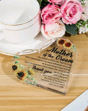 Gift - Plaque - mother of the groom