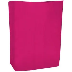 HDPE Blend Colored Merchandise Shopping Bags - 8.5" x 11" - (Magenta)