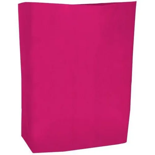 HDPE Blend Colored Merchandise Shopping Bags - 8.5" x 11" - (Magenta)