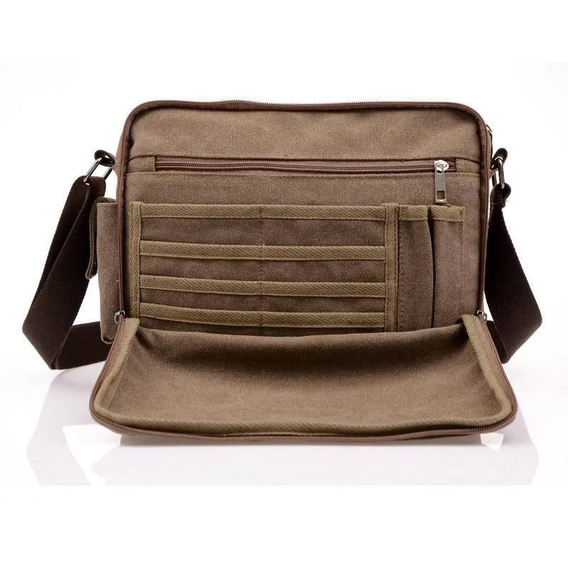 High Quality Multifunction Men Canvas Bag