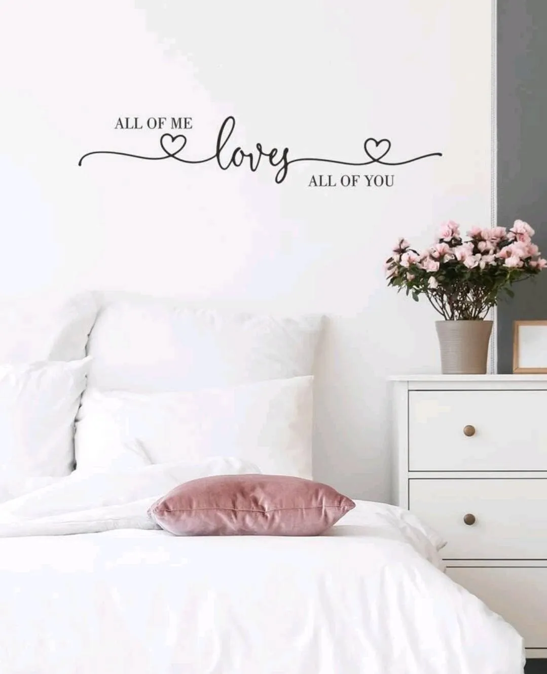 Home Decor - Wall Decal - all of me loves all of you