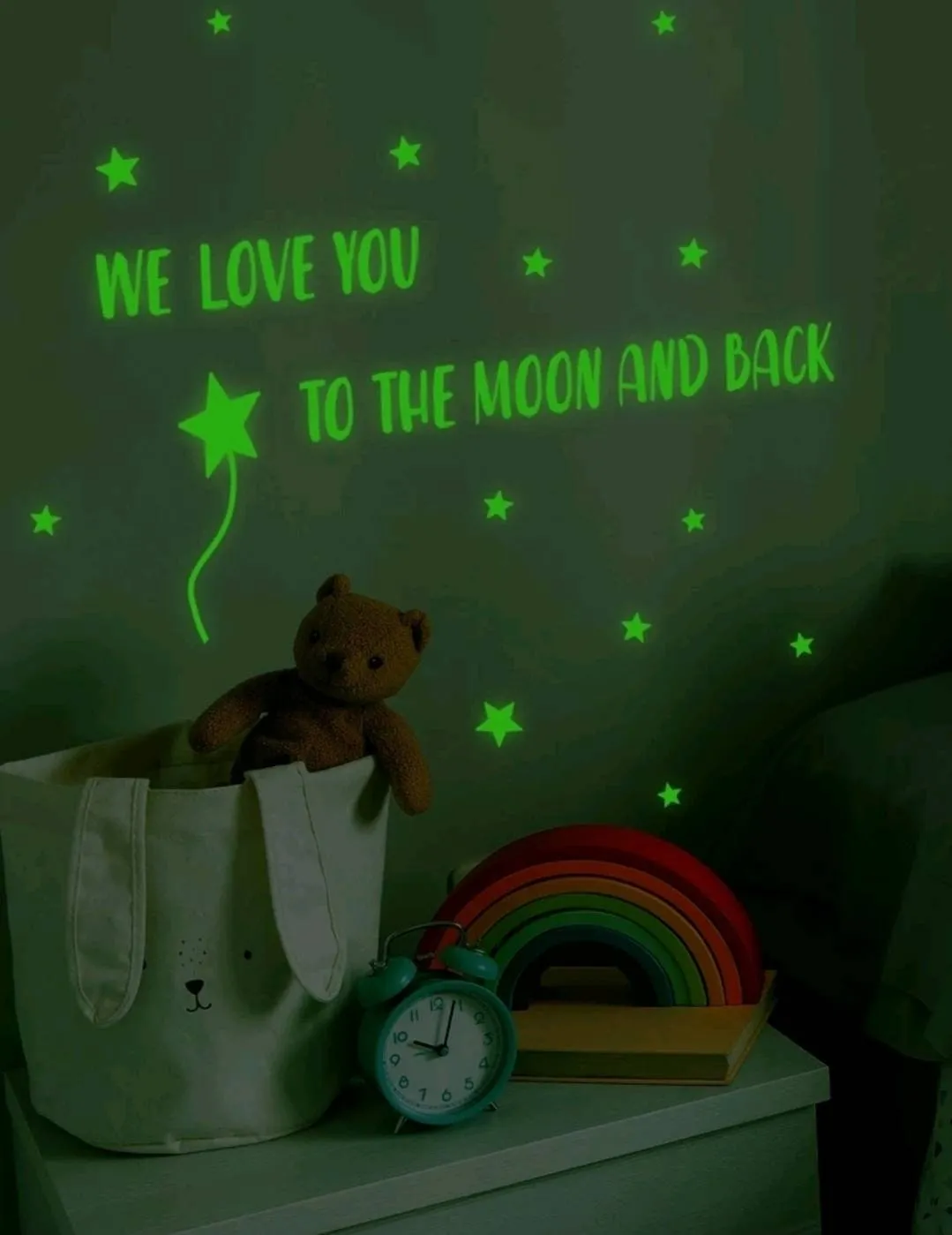 Home Decor - Wall Decal - love you to the moon and back