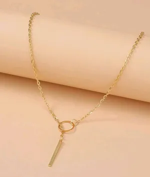 Jewellery - Necklace - Lariat style gold/silver