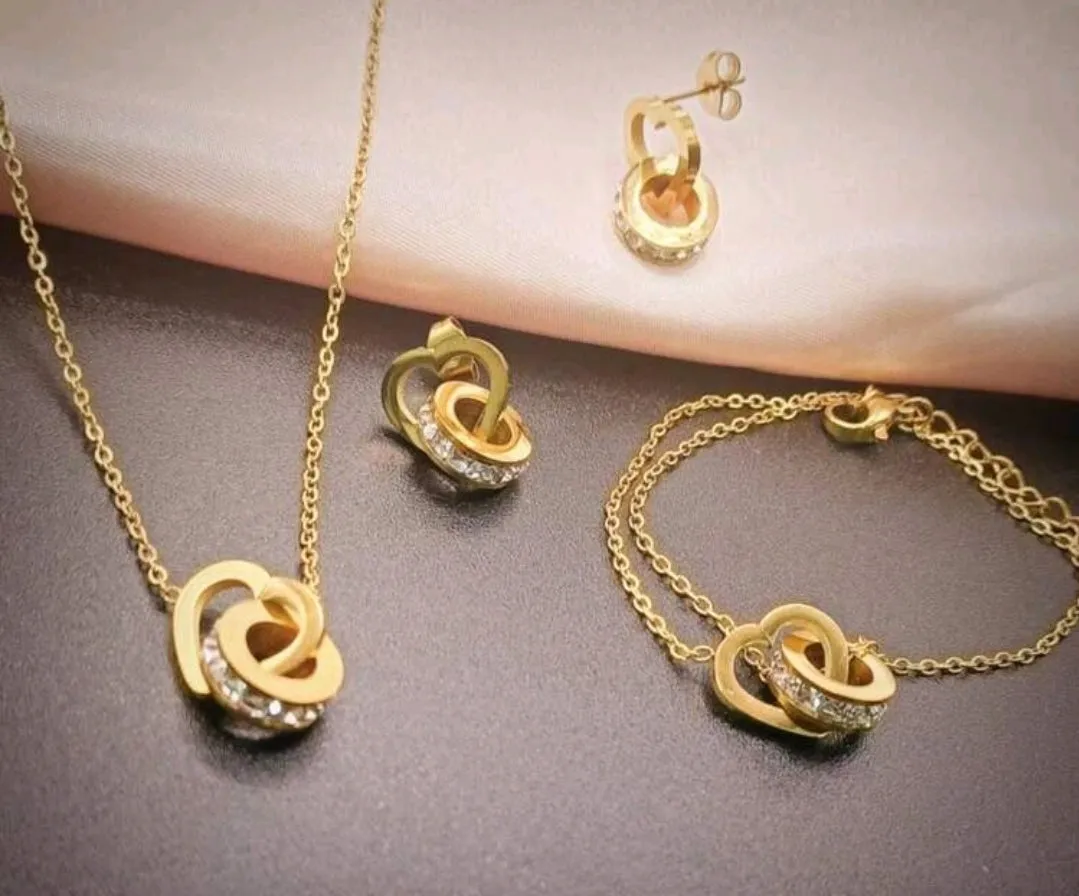 Jewellery Set - glitzy gold