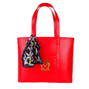 Love Moschino Chic Pink Faux Leather Shopper Tote