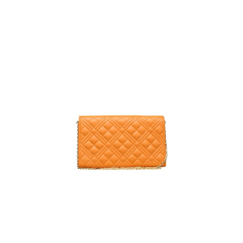 Love Moschino Orange Polyethylene Women Crossbody Bag