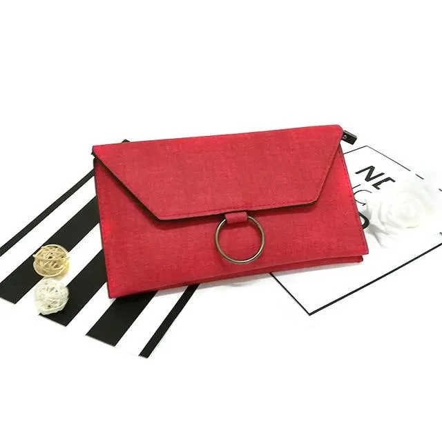 Mara's Dream Envelope Bag Fashion Small Women PU Leather Flap Crossbody Bag Shoulder Bag Messenger Bag Day Clutch Handbag Purses