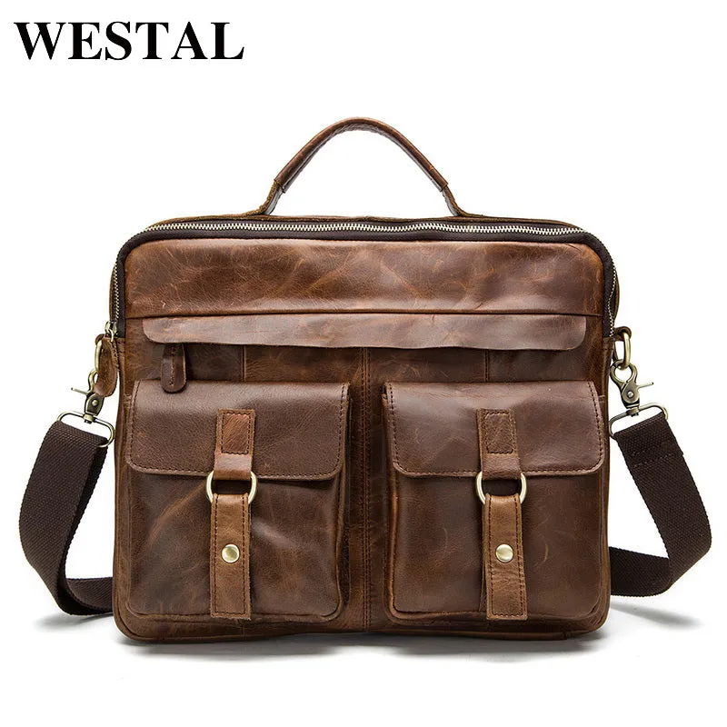 Men Bag Crossbody Casual Totes Leather Handbag