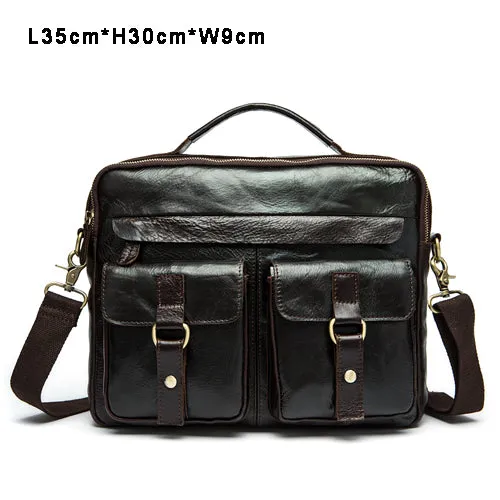 Men Bag Crossbody Casual Totes Leather Handbag