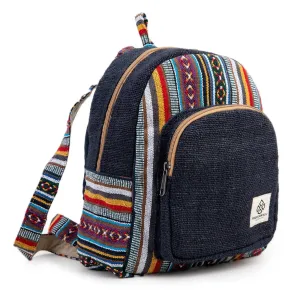 Mini Hemp Backpack Boho Bag - Eco Friendly Unisex Durable