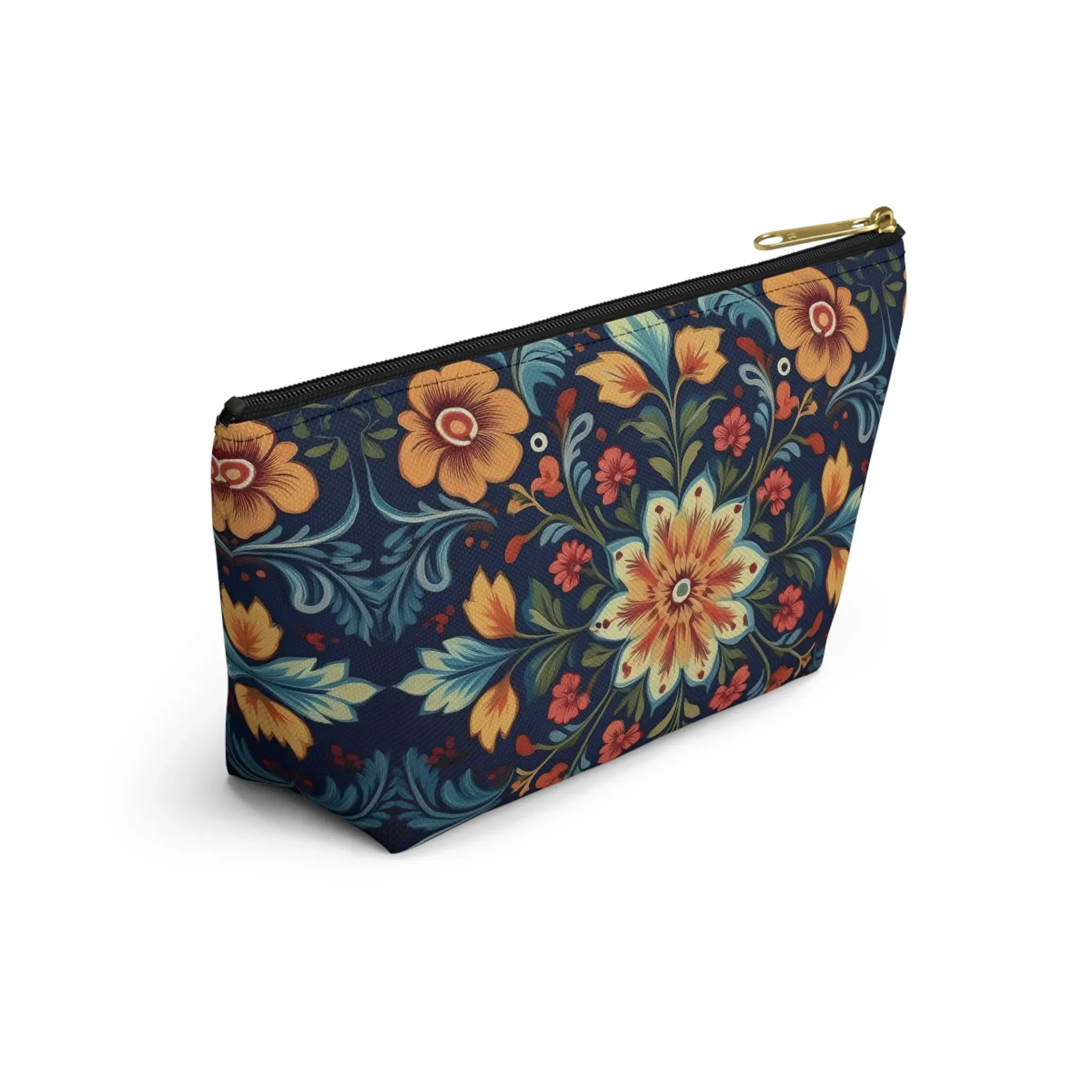 Norwegian Rosemaling Print Pouch