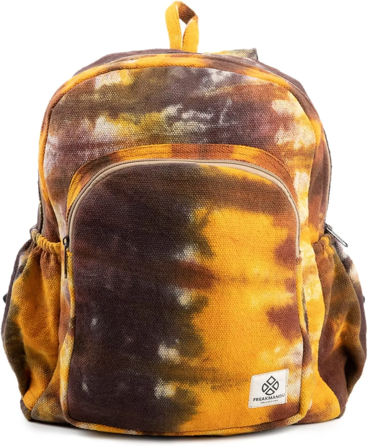 Organic Hemp Backpack Bag, Eco Friendly Durable Rustic Travel Hiking Friendly Lightweight