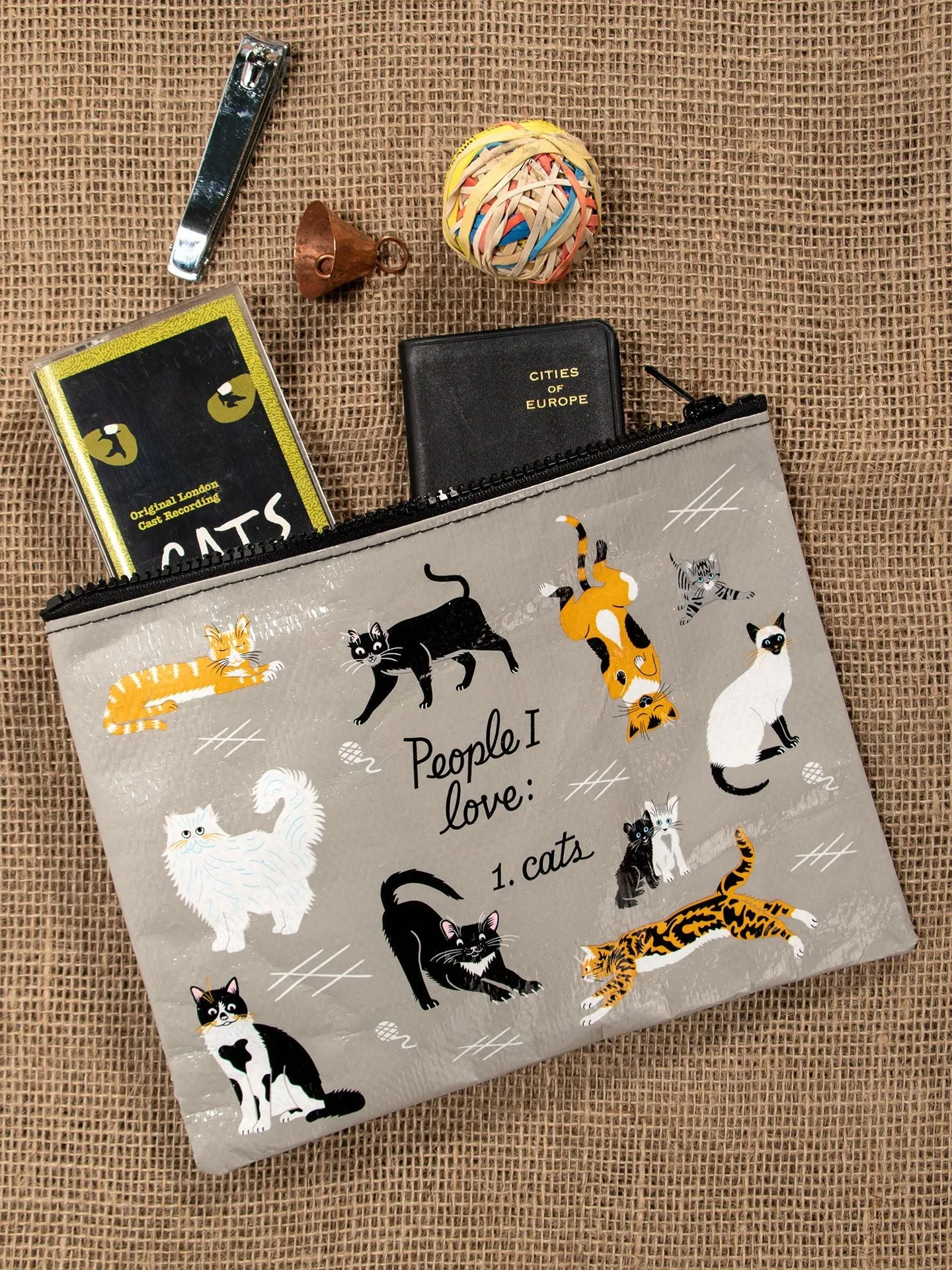 People I Love: Cats Zipper Pouch