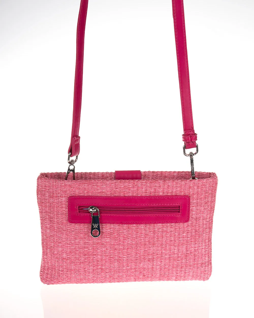 Pepe Moll Penelope Fuchsia Lightweight Clutch & Shoulder Bag