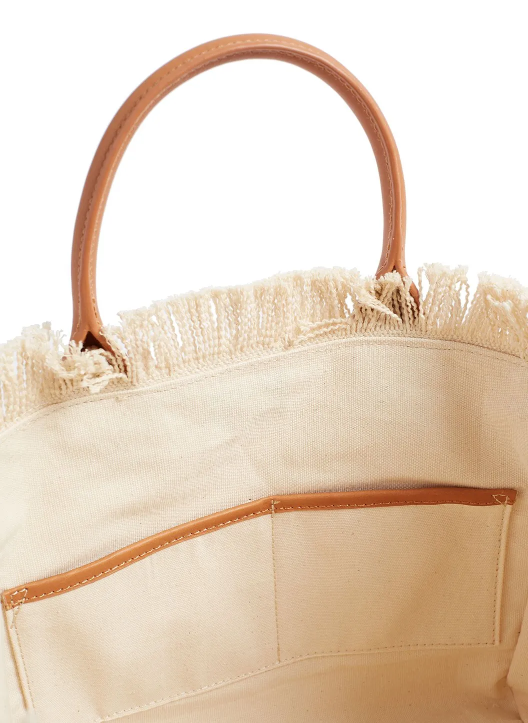 Porto Cervo Tote Beige Coral