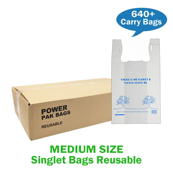 Reusable Printed Plastic Carry Bags 37UM (Pick-Up Only)